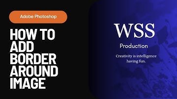 Photoshop : How to Add a Border around Image (Fast Tutorial)