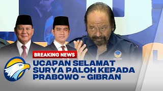 BREAKING NEWS - PARTAI NASDEM MENERIMA HASIL PEMILU 2024