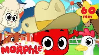 Morphle and the Farm Animals (+1 hour funny Morphle kids videos compilation)