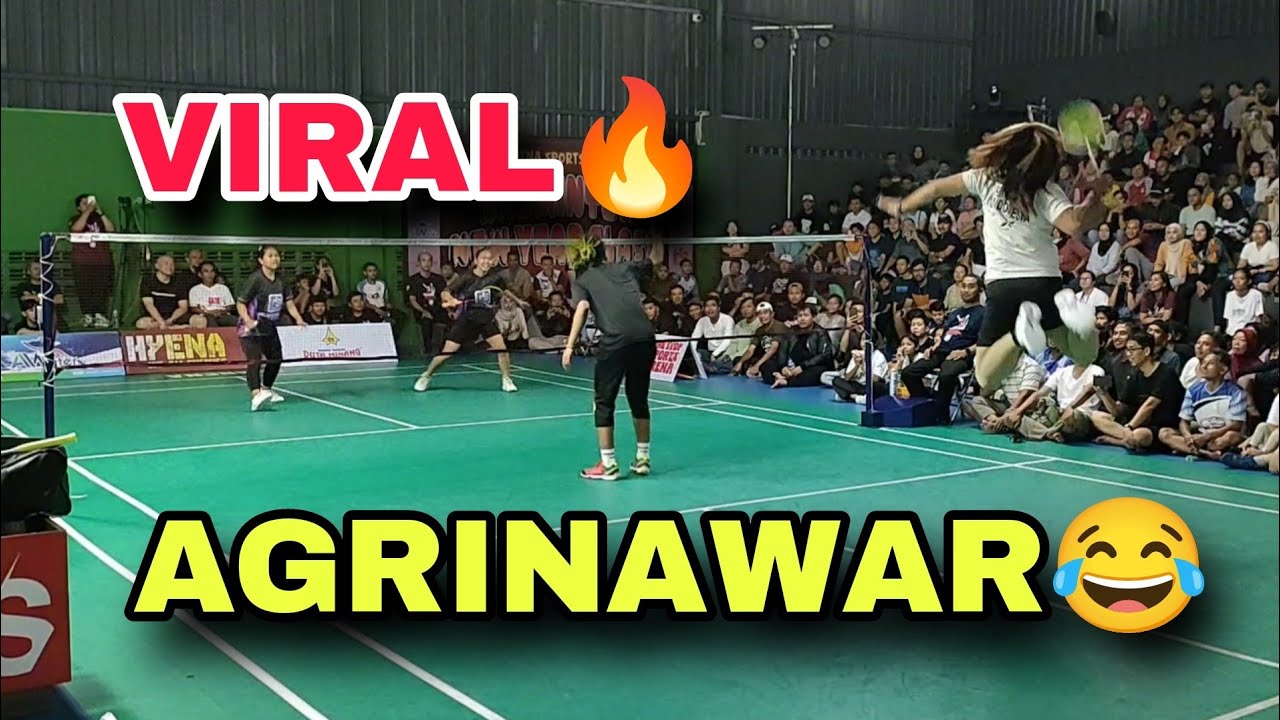 Pecah🔥Agrippina ❌ Neng Mawar Hibur Warga Jogja‼️Hyena Badminton New Year Clash 2026