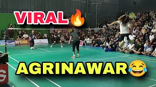 Pecah🔥Agrippina ❌ Neng Mawar Hibur Warga Jogja‼️Hyena Badminton New Year Clash 2026