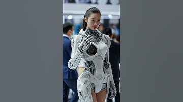 Asian Humanoid Robot Wows the Tech Expo with Lifelike Interaction