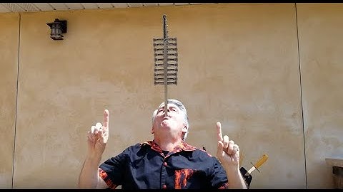 Sword Swallowing the Hard Way!