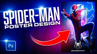 SPEEDART: Spider-Man Poster (Tobey Maguire) - Photoshop 2024