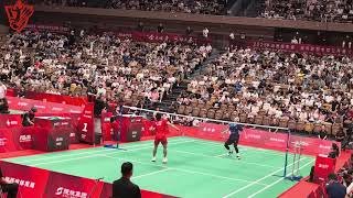 Nice Angle | Lin Dan Cup 2025 | Men's Singles Semifinals Takēi Riki vs Zheng Minxian Game 2