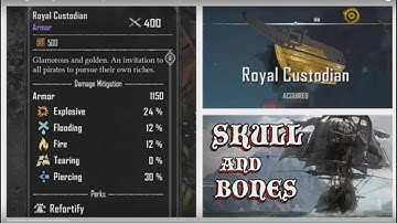 Getting the Royal Custodian epic armor in Skull and Bones for FREE !!
