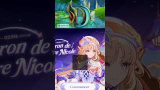 Comment gagner des primos gemmes Genshin Impact Fr event Nicole astuce primogem guide #GenshinImpact