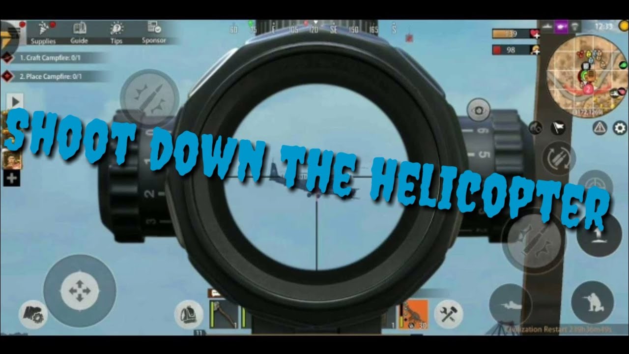 Shoot down the helicopter/last say rules survival