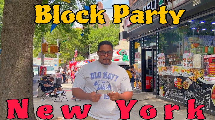 This is what block parties look like in the summer: New York