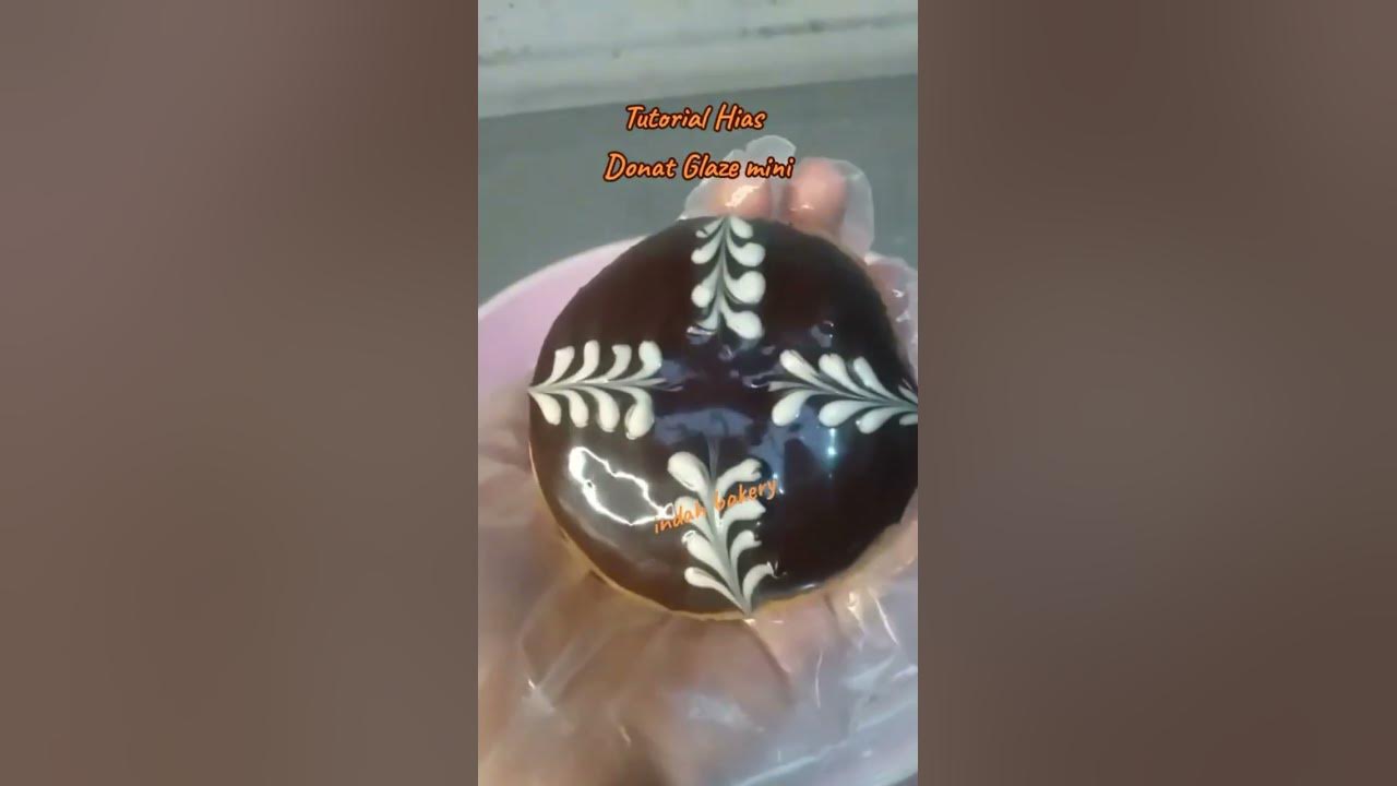 Tutorial hias toping donat glaze