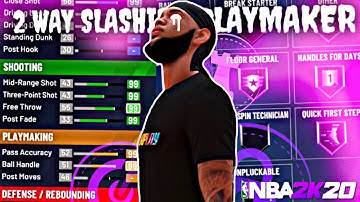 BEST 2-WAY SLASHING PLAYMAKER BUILD IN NBA 2K20