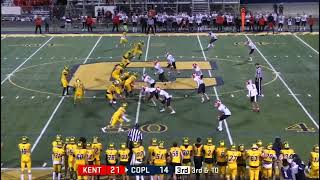 Copley 50 yard TD pass from Gabe Mansel to Julian Bearshak - Kent at Copley (9/22/23)