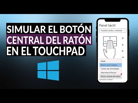 Cómo Simular el Botón Central del Ratón en el Touchpad del Portátil Windows 10