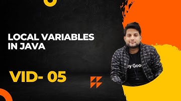 Local Variable in JAVA || How To Declare or Initialize the Local Variable in Eclipse IDE