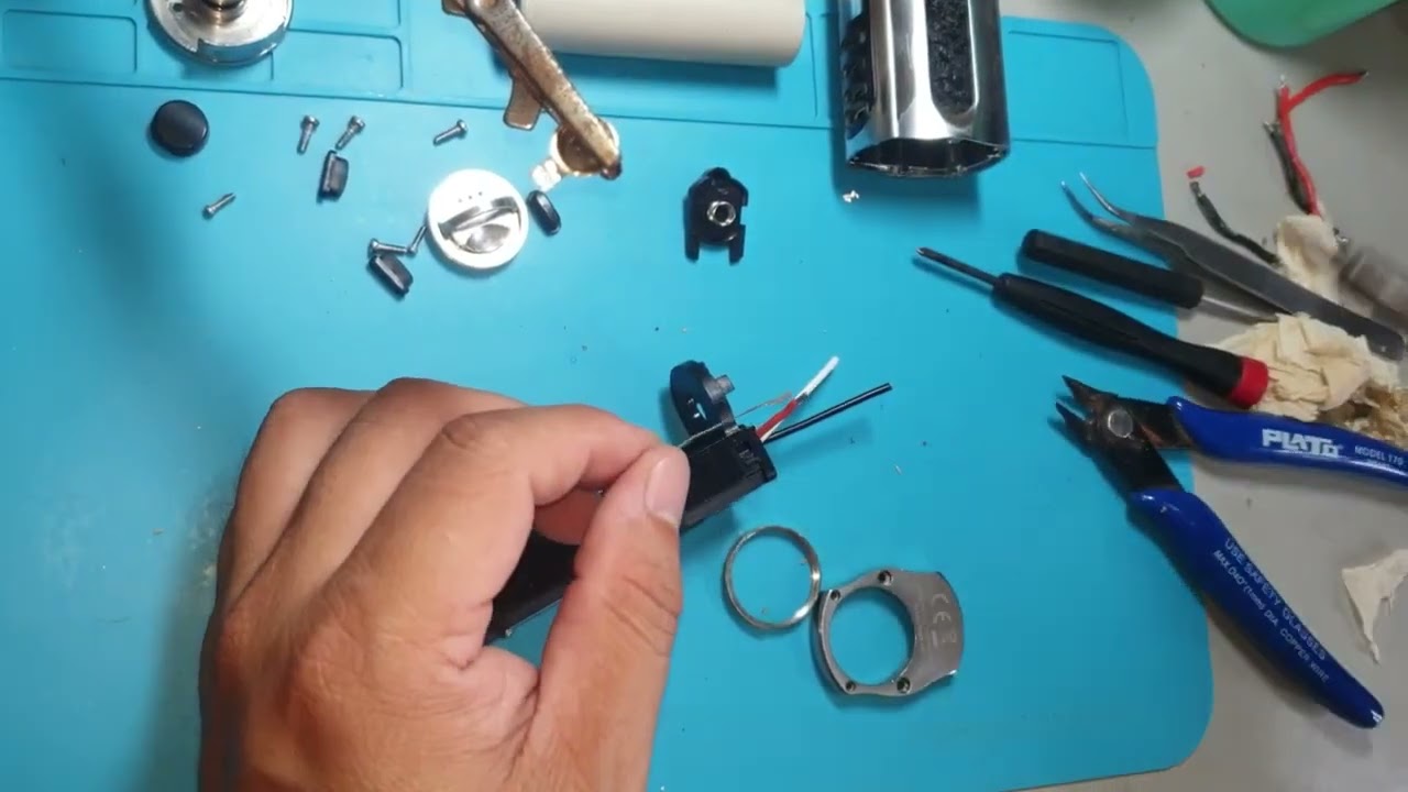 How to assemble & clean LostVape GRUS Box Mod Evolv DNA 100c