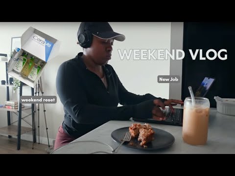 CHILL WEEKEND VLOG, GYM SESSION, HOUSE CLEANING, GETTING A JOB IN CANADA | AMINA DANJUMA