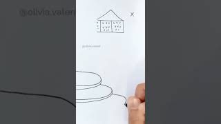 TIPS FOR DRAWING GREAT RICE FIELDS & MOUNTAINS!! #Shorts #OliviaValent