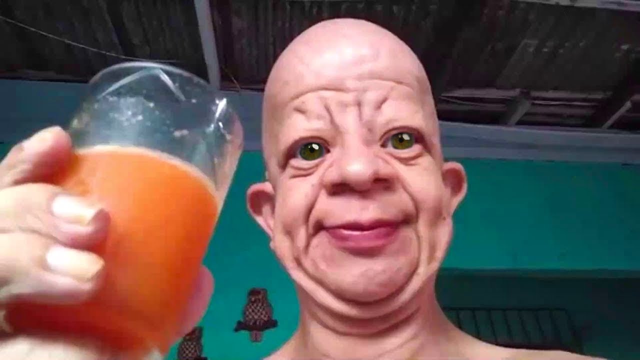 bald guy drinks orange juice for the first time.. 😂 YouTube