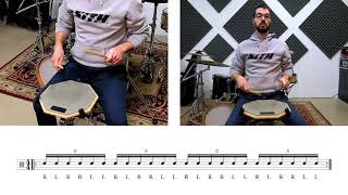 Let's Train Together - Paradiddle-Diddle 85 BPM