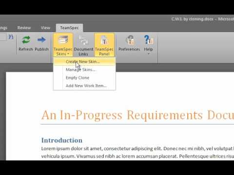 Create TFS Work Items By Cloning in TeamSpec
