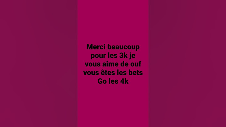 ✨ Merci je vous aime de ouf ✨