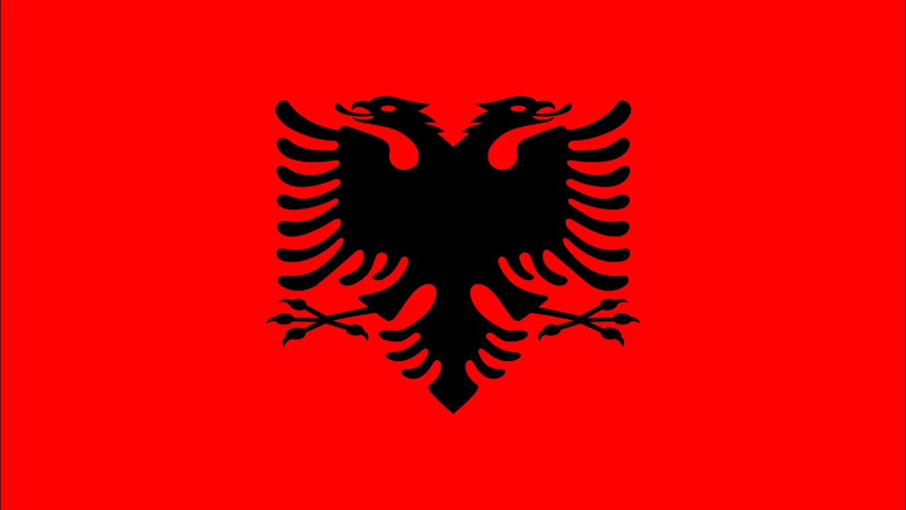 Albania Flag - Country Flags as background image and screensavers - 1 Hour
