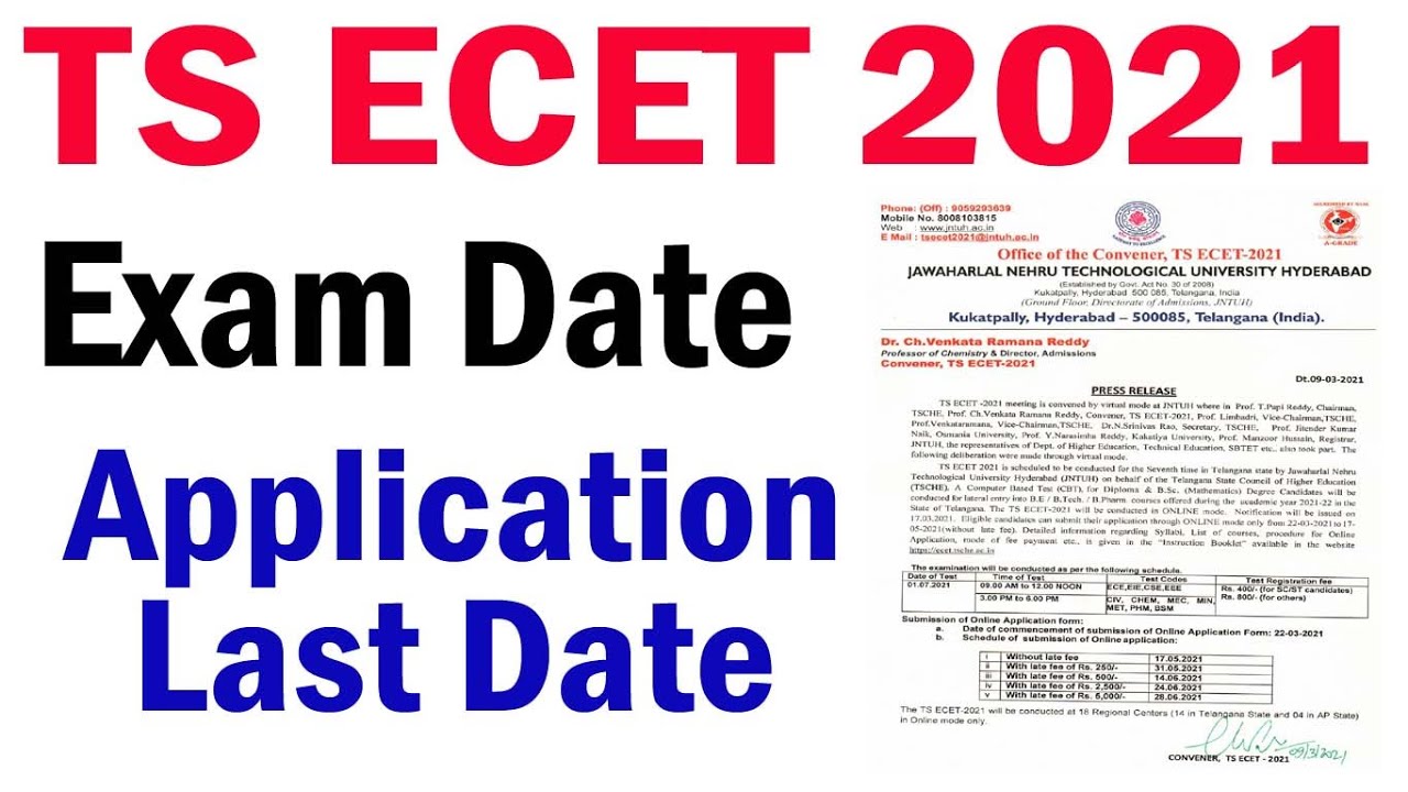 TS ECET 2021 notification | TS ECET 2021 | ts ecet