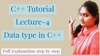 Data type|primary data type|C++ Tutorial|Lecture-4