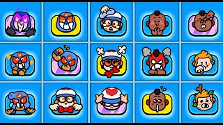 All New 48 Pins/Emotes in Squad Busters #squadbusters #sneakpeeks