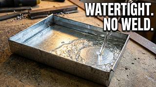 Diy Sheet Metal Tray Without Welding Locked Corners