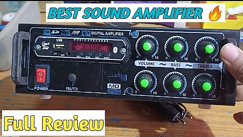 Best Amplifier For Home || 4440 Double ic Amplifier | with Bluetooth Display | Full Review
