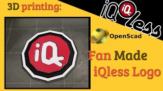 3D Printing Fan Made Iqless Logo