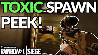 My First EVER Toxic Spawn Peeks - Rainbow Six Siege Highlights And Gameplay