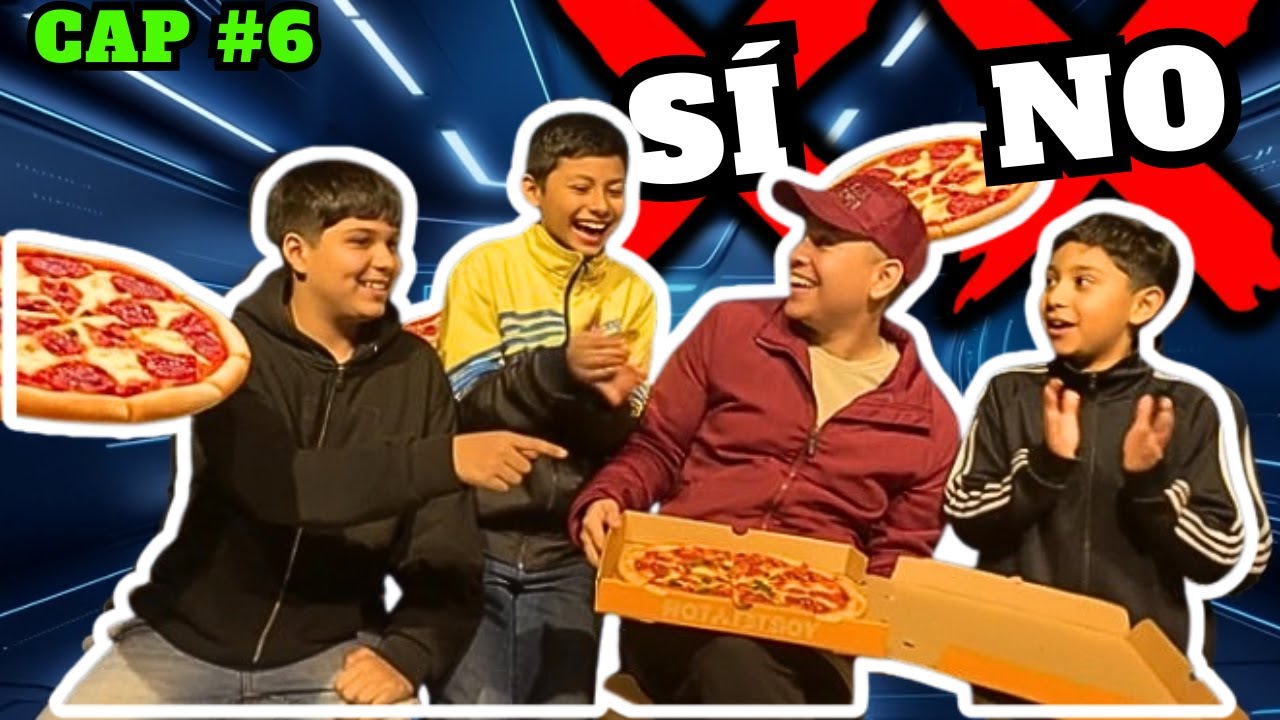 Jugamos al SÍ y NO con NIÑOS y ADULTOS  por PIZZAS GRATIS | #6