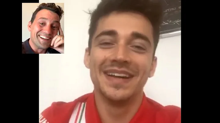 Charles Leclerc Instagram Live with F1's Will Buxt...