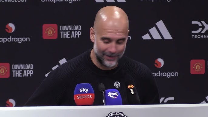 Pep Guardiola press conference Manchester derby