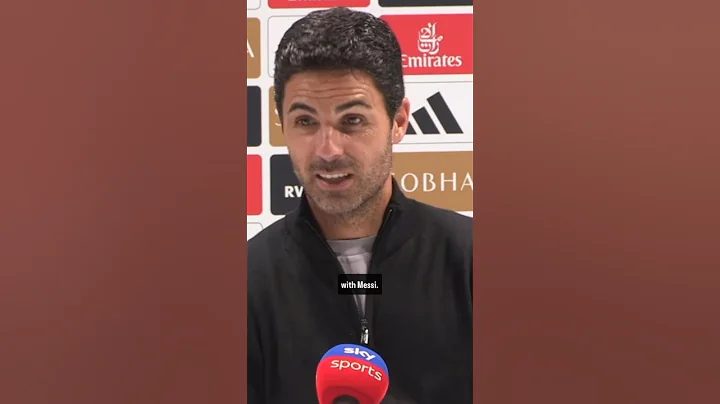 Arteta’s Messi and Saka comparison 😍