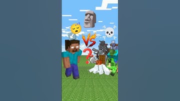 Herobrine Vs All Entity & Mobs 💥 Epic Bettel 👿
