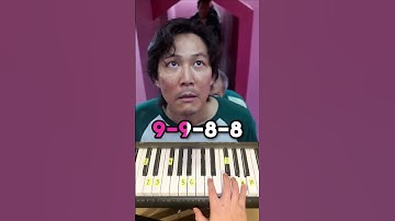 Thumbnail of How To Play The Blue Danube Waltz from Squid Game on Piano #shorts