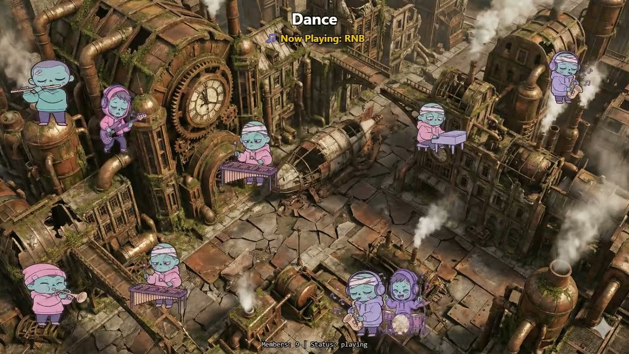 90s Retro Game Style Music Generated by Code [ LZombieB Virtual Band #5]