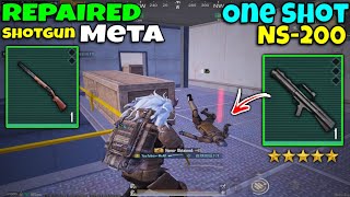 omg🤯One Shot level 6 kill with Repaired NS-200 | PUBG METRO ROYALE/Метро Рояль