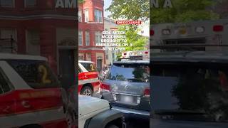 Sen. Mitch McConnell brought to ambulance on a stretcher