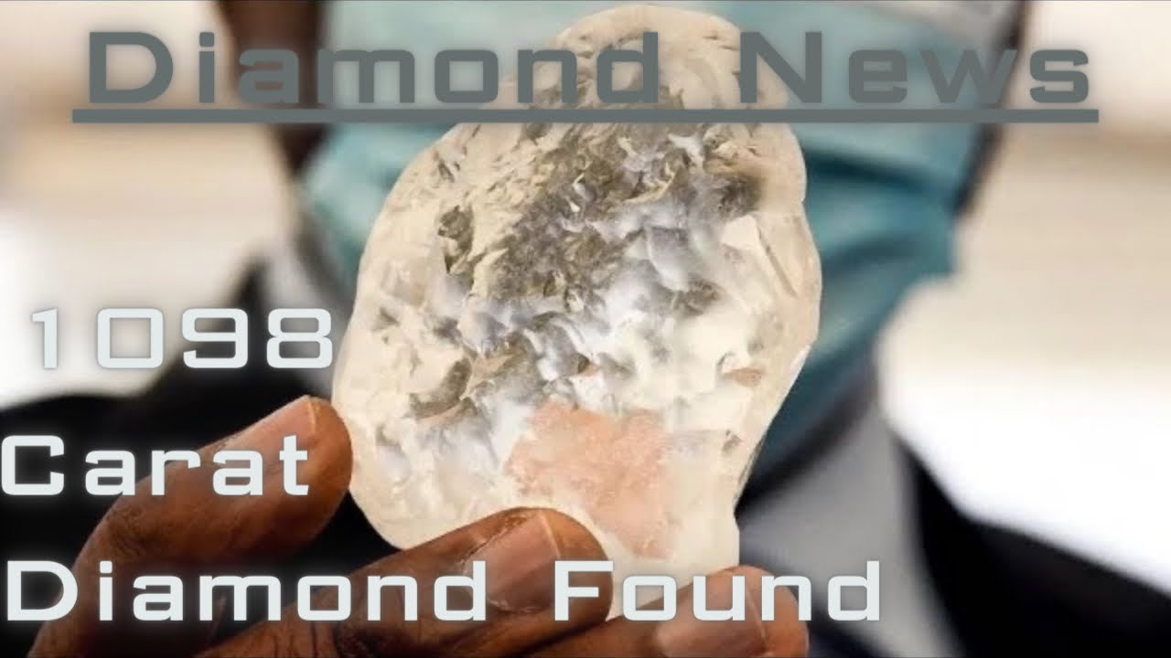 Diamond News 💎 Third Largest Diamond Ever Found, 1098 Carats of Gem Quality
