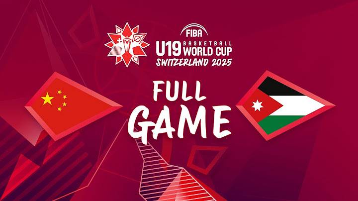 Class. Game 13-16 | China v Jordan | Full Basketball Game | FIBA U19 Basketball World Cup 2025