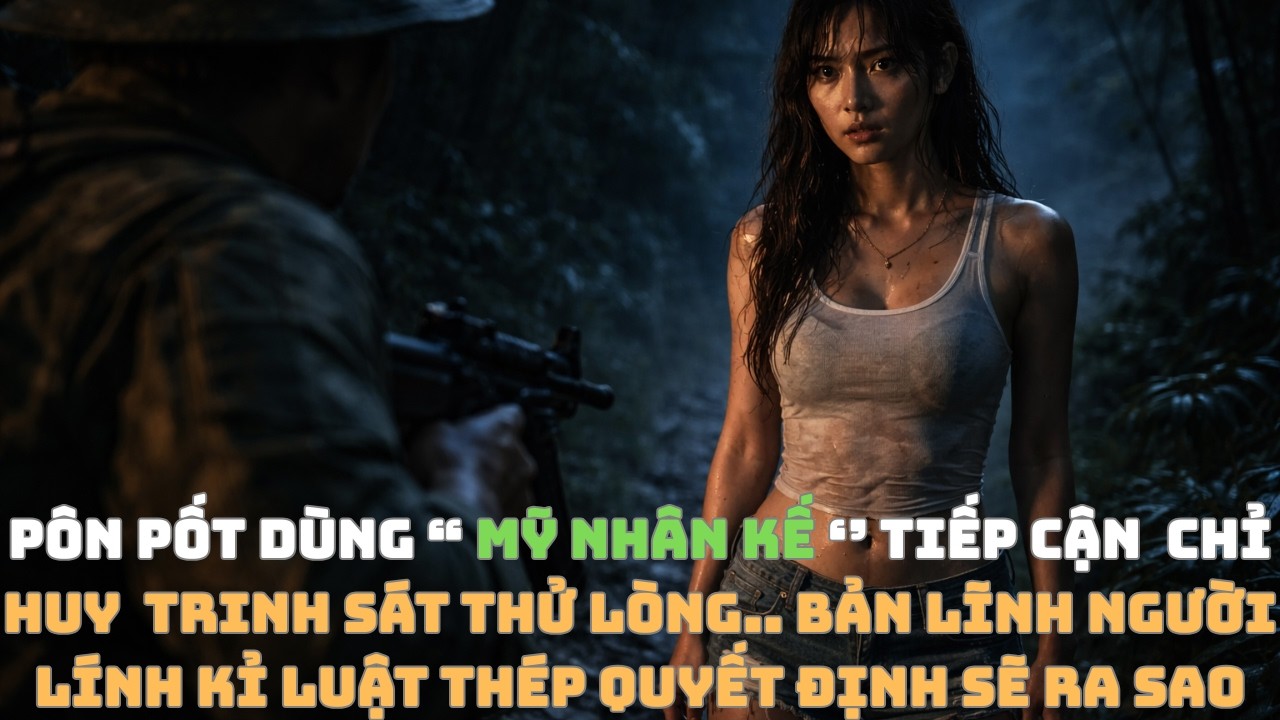 pôn pốt dùng “ mỹ nhân kế ‘’ tiếp cận  chỉ huy  trinh sát thử lòng.. bản lĩnh người #chientruongk