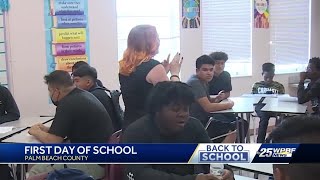 First day of school in Palm Beach County