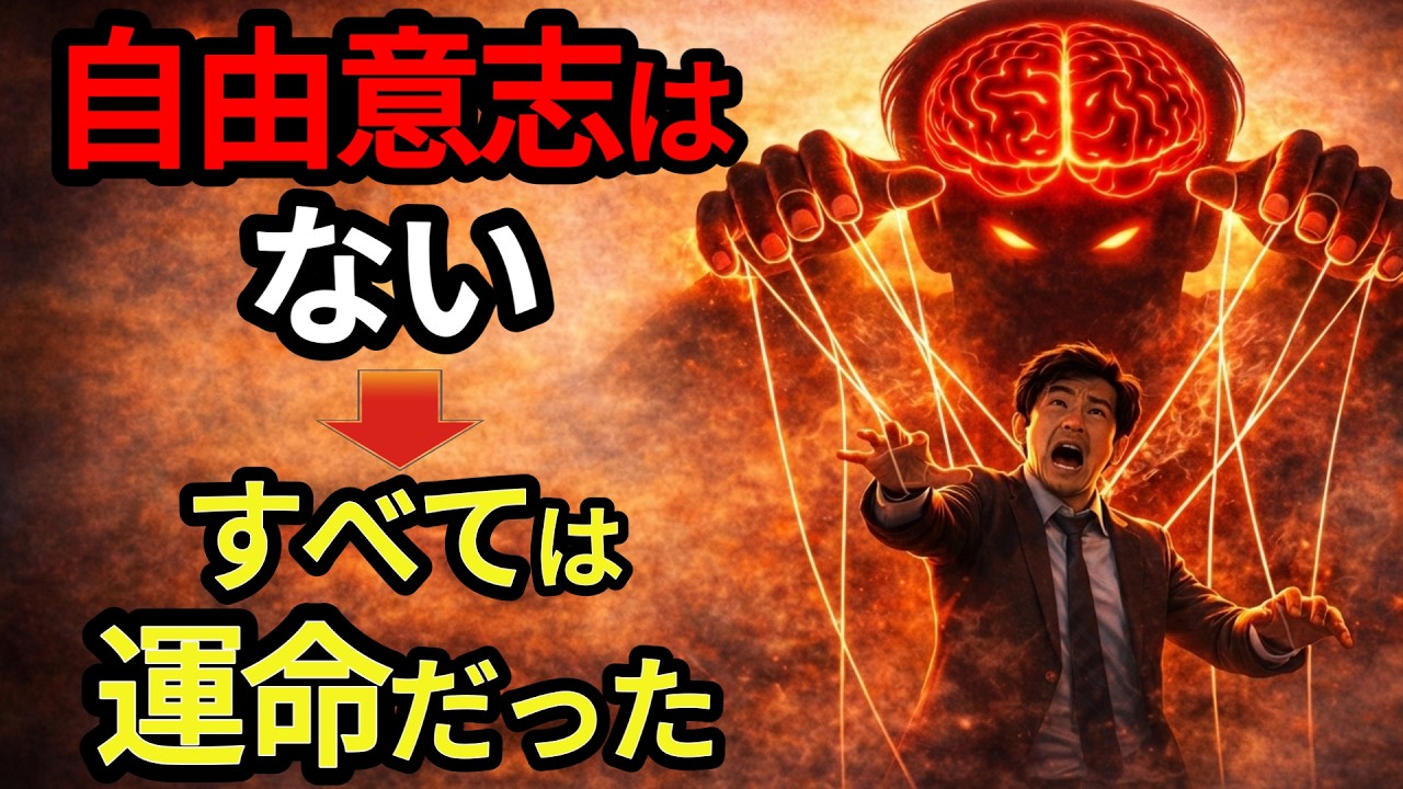 【衝撃】あなたがこの動画を選んだのは「運命」だった。脳科学が証明した自由意志の不在