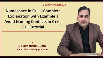 Namespace in C++ | Complete Explanation with Example | Avoid Naming Conflicts in C++ | C++ Tutorial