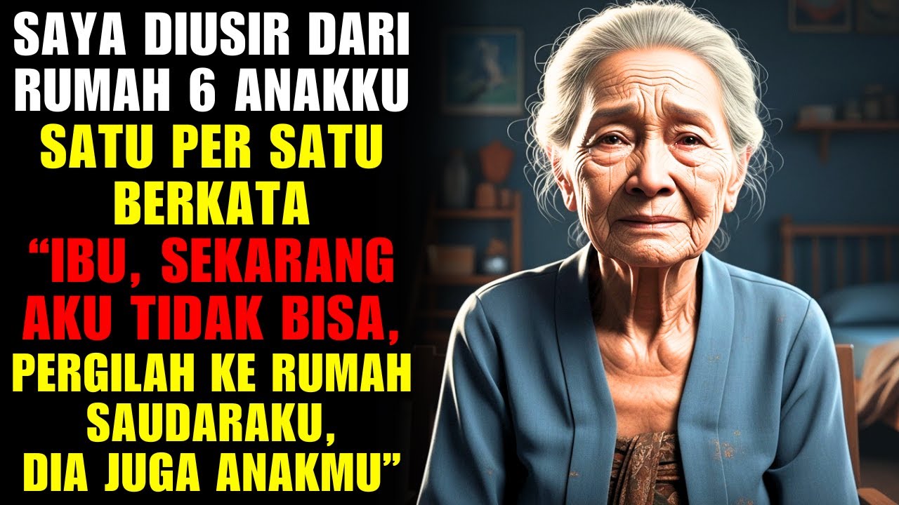 Saya Diusir dari Rumah 6 Anakku… Satu per Satu Berkata “Ibu, Sekarang Aku Tidak Bisa, Pergilah ke..”
