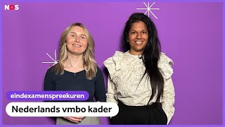 Eindexamenspreekuur Nederlands vmbo kader met Anniek en Aruna